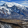 Mt. Timpanogos in Winter from Utah Valley