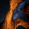 Double Arch and the Milky Way - Utah