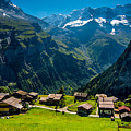 Gimmelwald in Swiss Alps - Switzerland